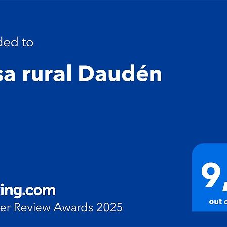 Casa Rural Dauden 坎塔维耶哈 外观 照片